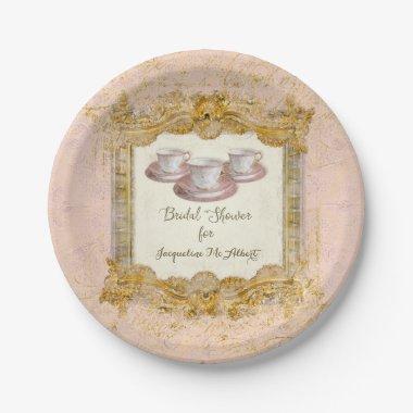 Paris Tea Party Royal Versailles Bridal Shower Paper Plates