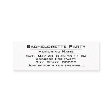 Party Time Bachelorette Bachelor Party