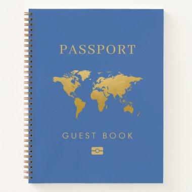Passport Travel Theme Wedding Guest Book