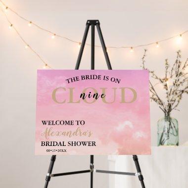 Pastel  On Cloud Nine Welcome Sign