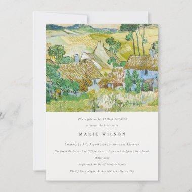Pastel Fields Mountain Landscape Bridal Shower Invitations