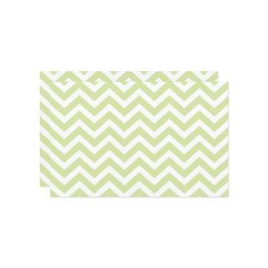 Pastel Green & White Chevron Wedding tock