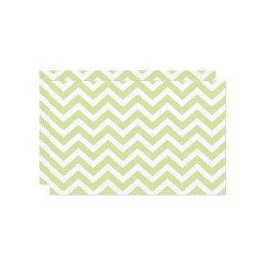 Pastel Green & White Chevron Wedding Invitationstock