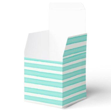Pastel stripes favor boxes