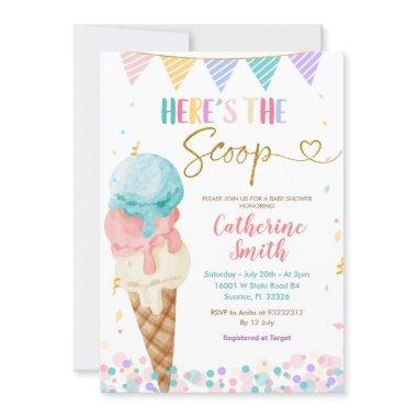 Pastel Summer Ice Cream Baby Shower