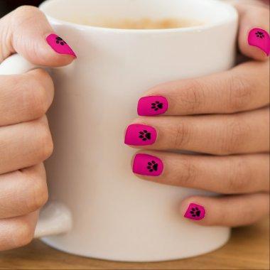 Paw Print Patterns Makeup Gifts Party Favors Girly Minx Nail Art