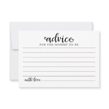 Peach Flowers Halloween Baby Shower Advice Cards