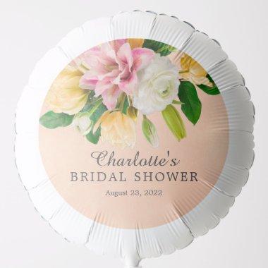 Peach Meadow Floral  Balloon