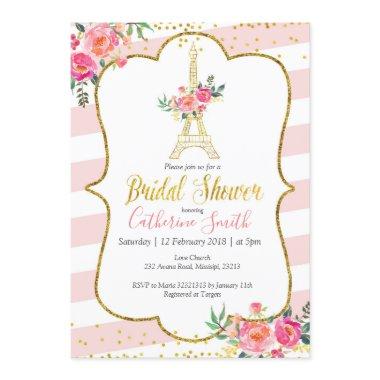 Peach Paris Floral Romantic