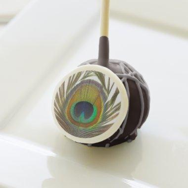 Peacock Feather Avian Cake Pops