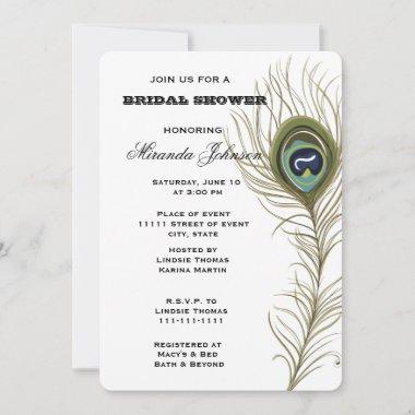 Peacock Feather Invitations