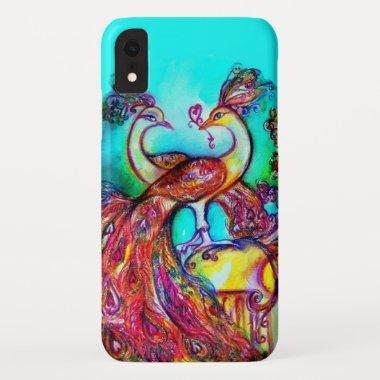 PEACOCKS IN LOVE iPhone XR CASE