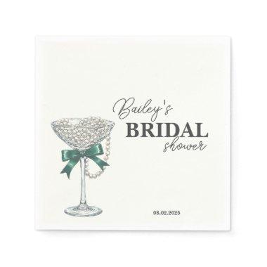 Pearl and Bow  Napkin