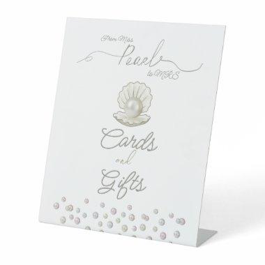 Pearl & Shell Pearlcore Miss to MRS  Pedestal Sign