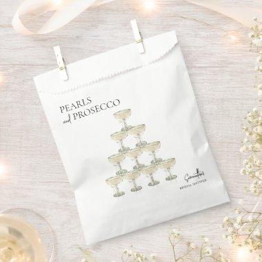 Pearls and Prosecco Bridal Shower Favor Bag