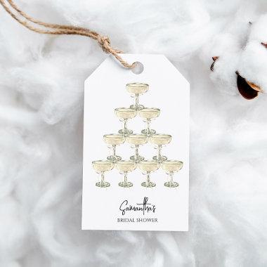 Pearls and Prosecco Bridal Shower Gift Tags