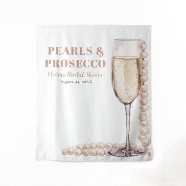 Pearls and Prosecco Bridal Shower Photo Backdrop