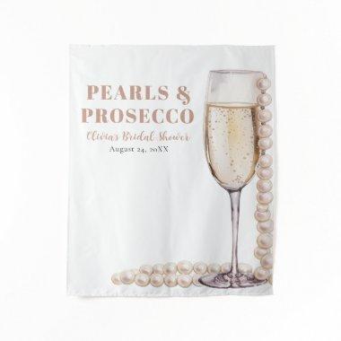 Pearls and Prosecco Bridal Shower Photo Backdrop