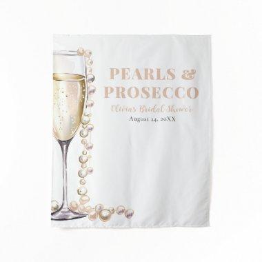 Pearls and Prosecco Bridal Shower Photo Backdrop