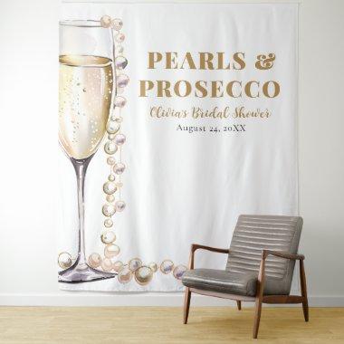 Pearls and Prosecco  Photo Backdrop
