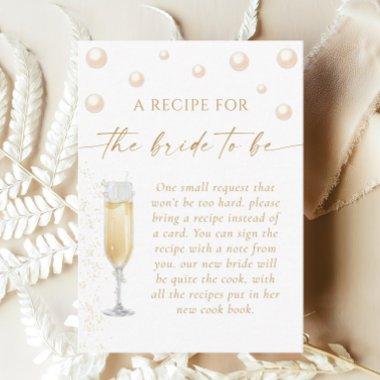 Pearls and Prosecco  Recipe Request Enclosure