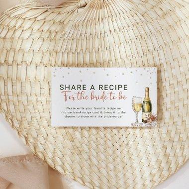 Pearls and Prosecco  Recipe Request Enclosure