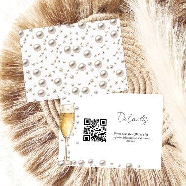 Pearls and Prosecco  registry Details Enclosure