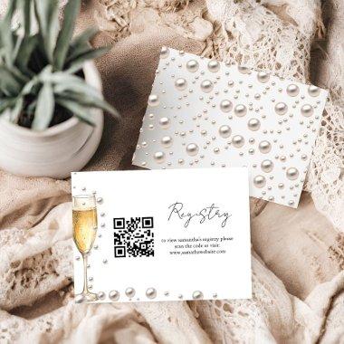 Pearls and Prosecco  registry Enclosure