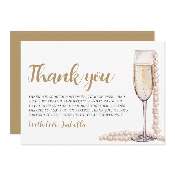 Pearls and Prosecco  Thank you