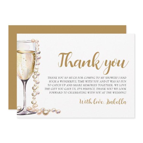 Pearls and Prosecco  Thank you