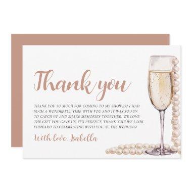 Pearls and Prosecco  Thank you