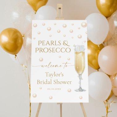 Pearls and Prosecco  Welcome Foam Board