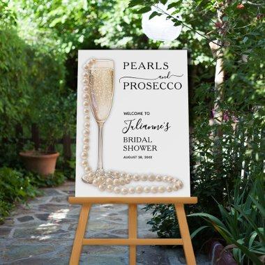 Pearls and Prosecco  Welcome Foam Board