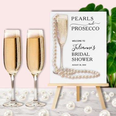 Pearls and Prosecco  Welcome Foam Board