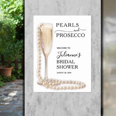 Pearls and Prosecco  Welcome Poster