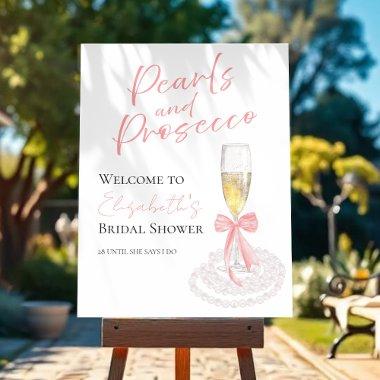 Pearls and Prosecco |  Welcome Sign