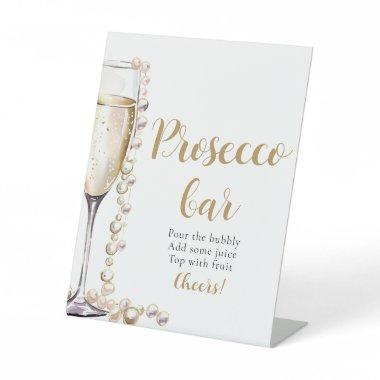 Pearls and Prosecco Champagne Prosecco Bar Sign