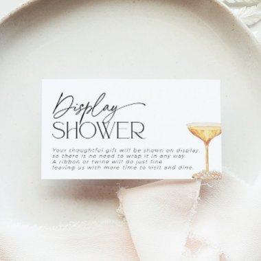 Pearls and Prosecco Display Shower Enclosure