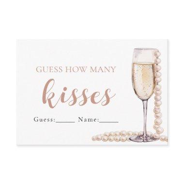 Pearls and Prosecco Guess How Many Kisses Game Enclosure