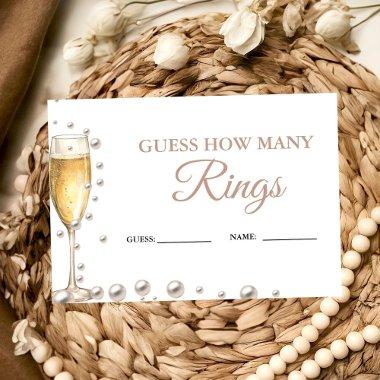 Pearls and Prosecco Guess How Many Rings Game Enclosure
