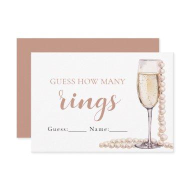 Pearls and Prosecco Guess How Many Rings Game