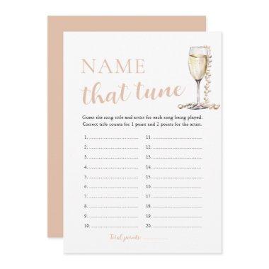 Pearls and Prosecco Name That Tune Bridal Game