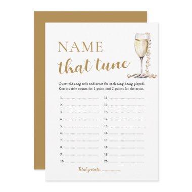 Pearls and Prosecco Name That Tune Bridal Game