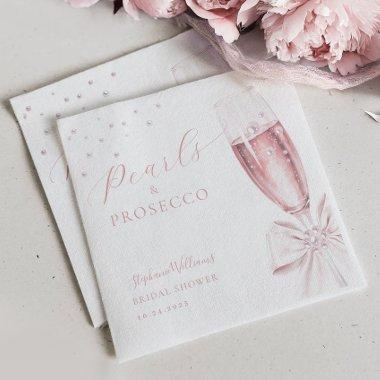 Pearls and Prosecco Pink  Napkins
