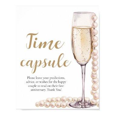 Pearls and Prosecco Time Capsule  Poster
