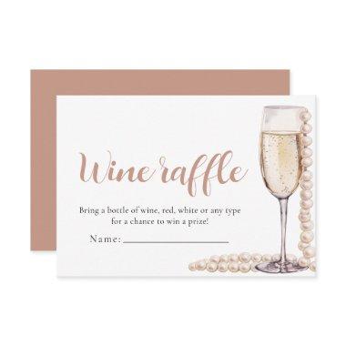Pearls and Prosecco Wine Raffle  Game