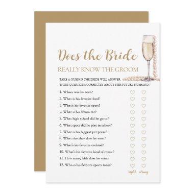 Pearls Does The Bride Really Know The Groom Game
