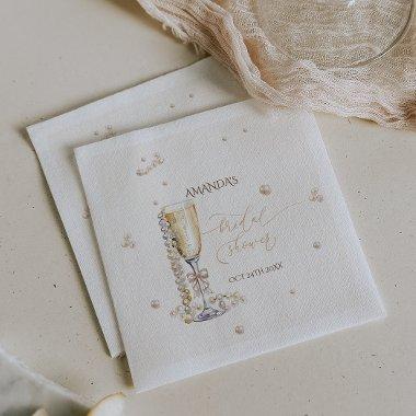Pearls Elegant Bow  Napkins