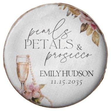 Pearls Petals & Prosecco Floral  Chocolate Covered Oreo