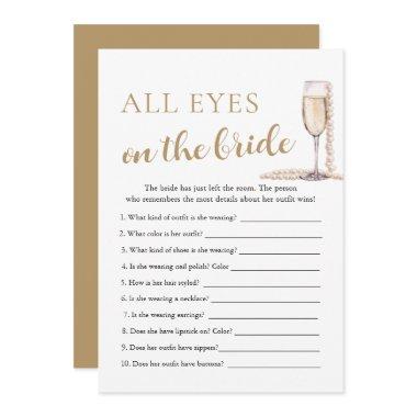 Pearls & Prosecco All Eyes On The Bride Game
